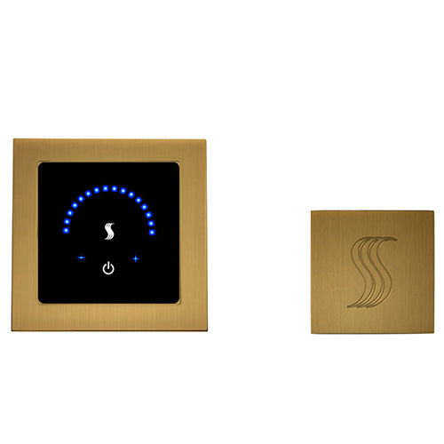 ThermaSol MicroTouch Control (Recessed, Square) + Steam Head Kit (Square)