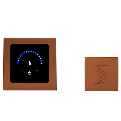 ThermaSol MicroTouch Control (Recessed, Square) + Steam Head Kit (Square)