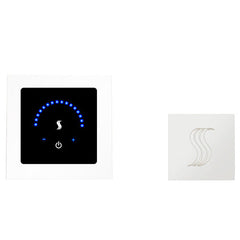 ThermaSol MicroTouch Control (Recessed, Square) + Steam Head Kit (Square)