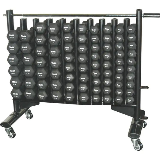 Neoprene Hexagon Fitbell Club Pack with Rack | York Barbell