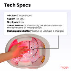 Hooga Red Light Therapy Laser Helmet