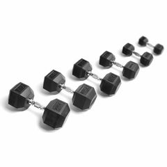 Rubber Hex Dumbbell Set | York Barbell