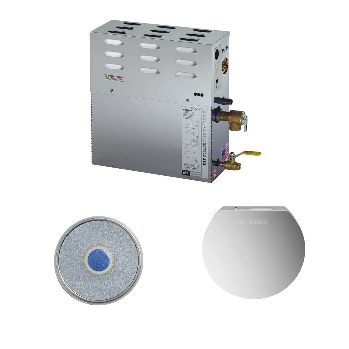 Mr.Steam Shower Generator | Steam@Home 4.5kW for 76 - 110 cu ft