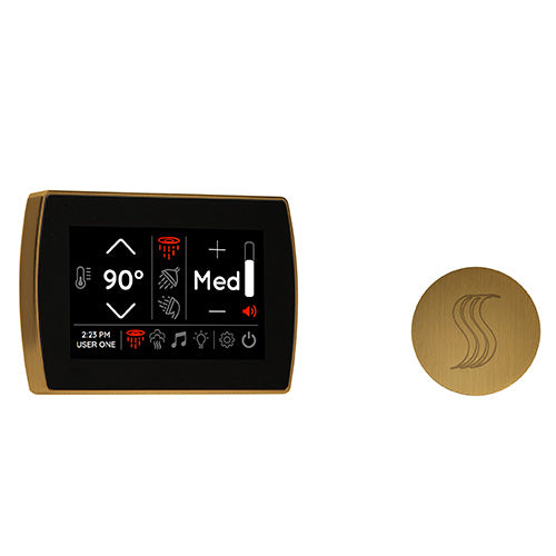 ThermaSol SignaTouch Control (Wall Mount) + Steam Head Kit (Round)