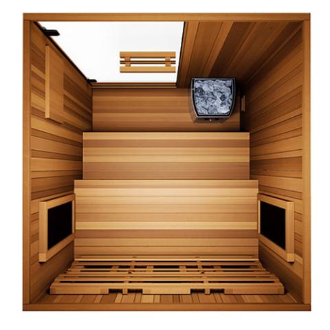 2-Person Finnmark FD-4 Trinity Infrared & Steam Sauna Combo