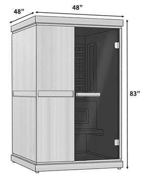 2-Person Finnmark FD-4 Trinity Infrared & Steam Sauna Combo