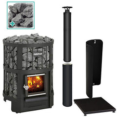Harvia Legend 150 Wood-Burning Sauna Stove Package 16kW