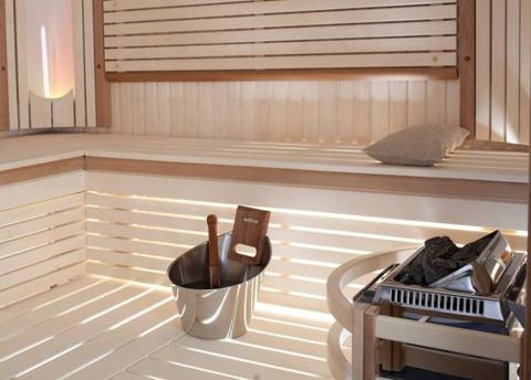 Harvia TopClass Series Electric Sauna Heater with Built-In Controls