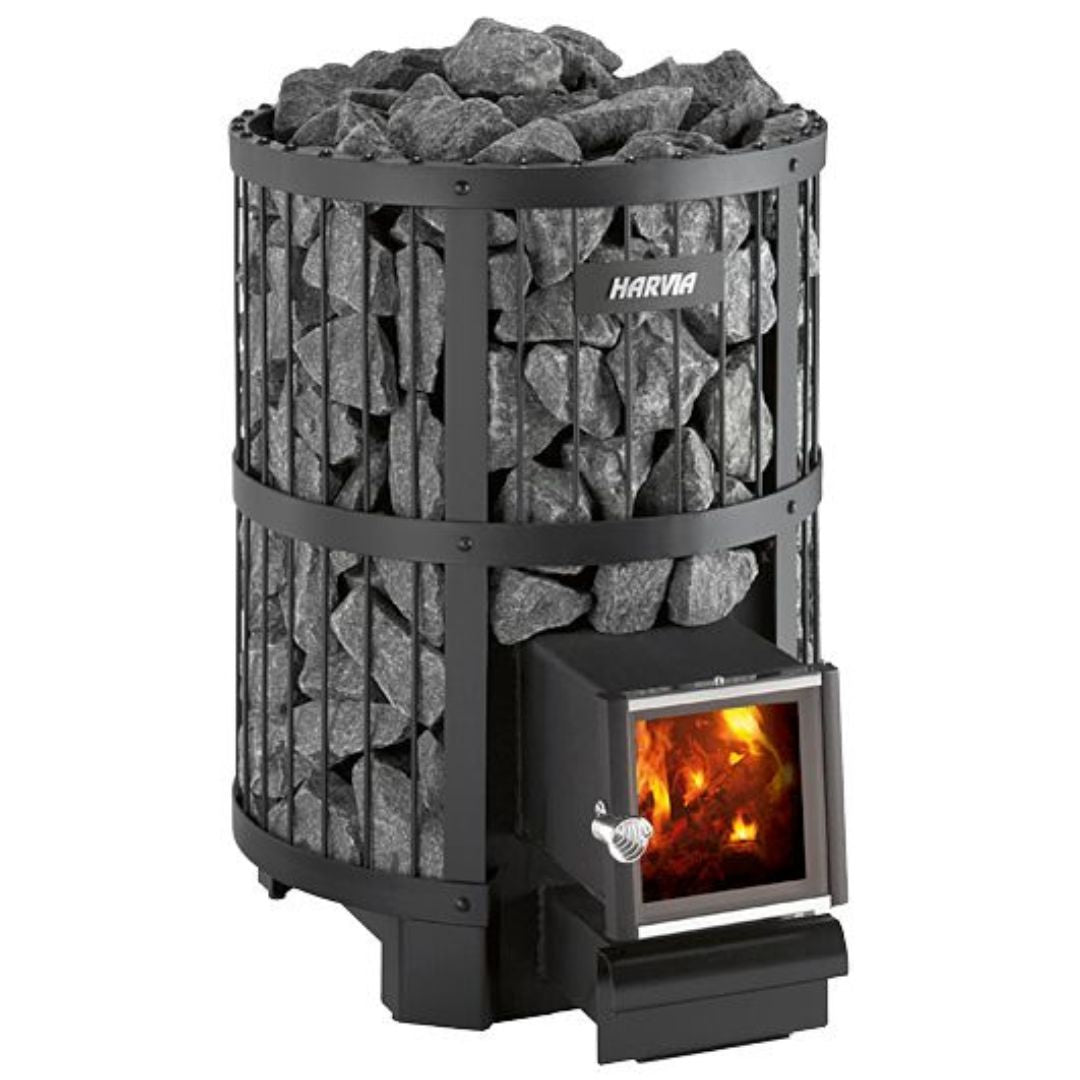 Harvia Legend 240 SL 21kW Wood Burning Sauna Stove with Fire Chamber Extension