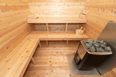 Dundalk Leisurecraft Georgian 6-Person Cabin Sauna with Changeroom (CTC88CW)