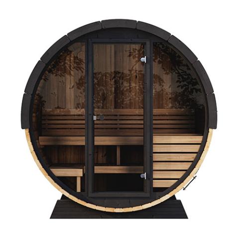 SaunaLife Model EE6G 4-Person Sauna Barrel