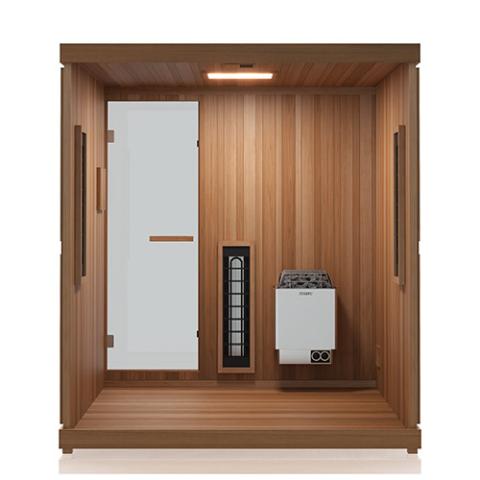 4-Person Finnmark FD-5 Trinity XL Infrared & Steam Sauna Combo