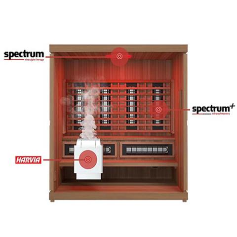 4-Person Finnmark FD-5 Trinity XL Infrared & Steam Sauna Combo